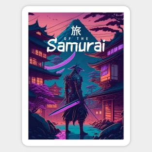 Futuristic Samurai: A Journey Through Time and Tradition Sticker